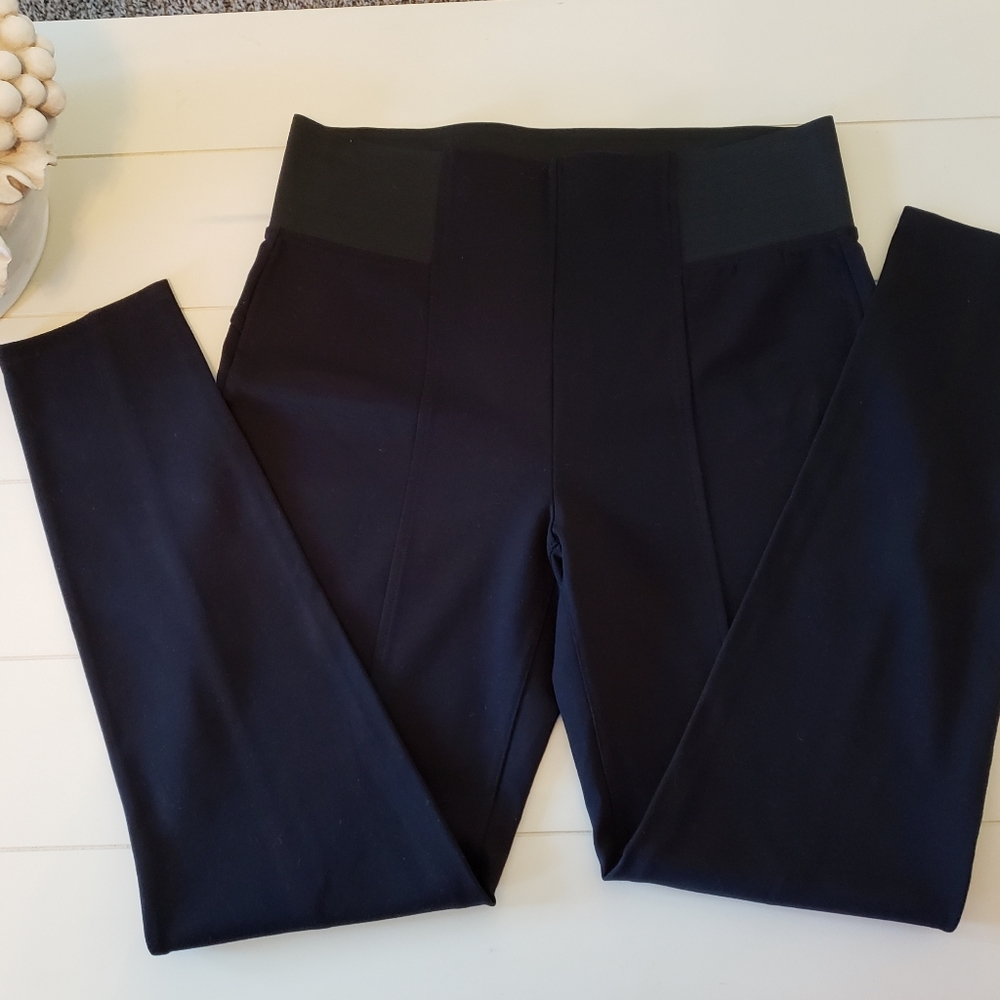Maurice's high rise detailed stretch pants